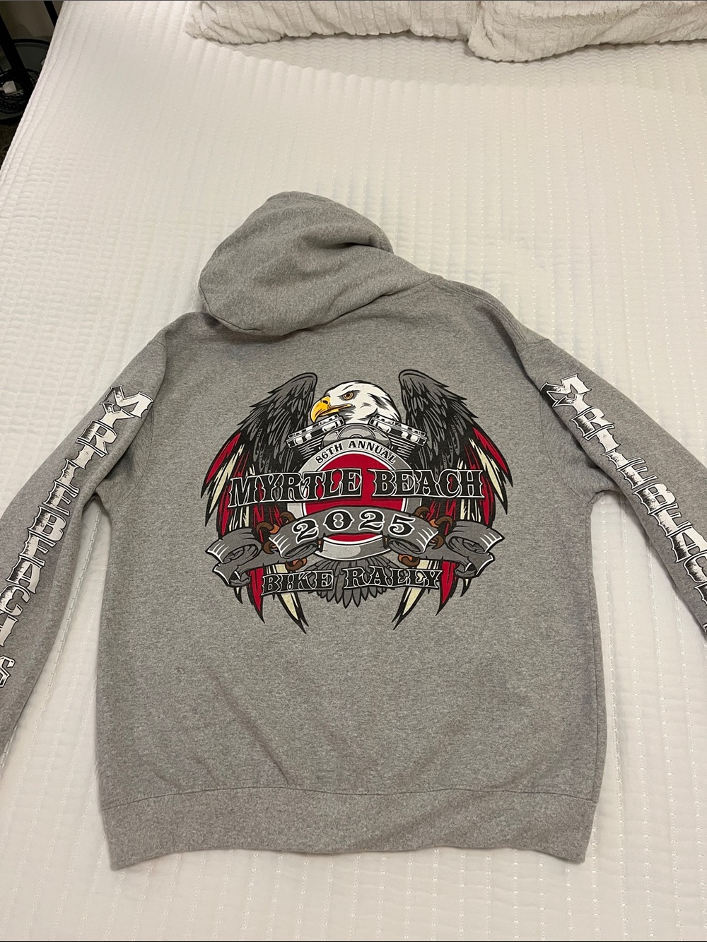 Myrtle Beach 86th annual bike rally 2025 hoodie. Size medium.